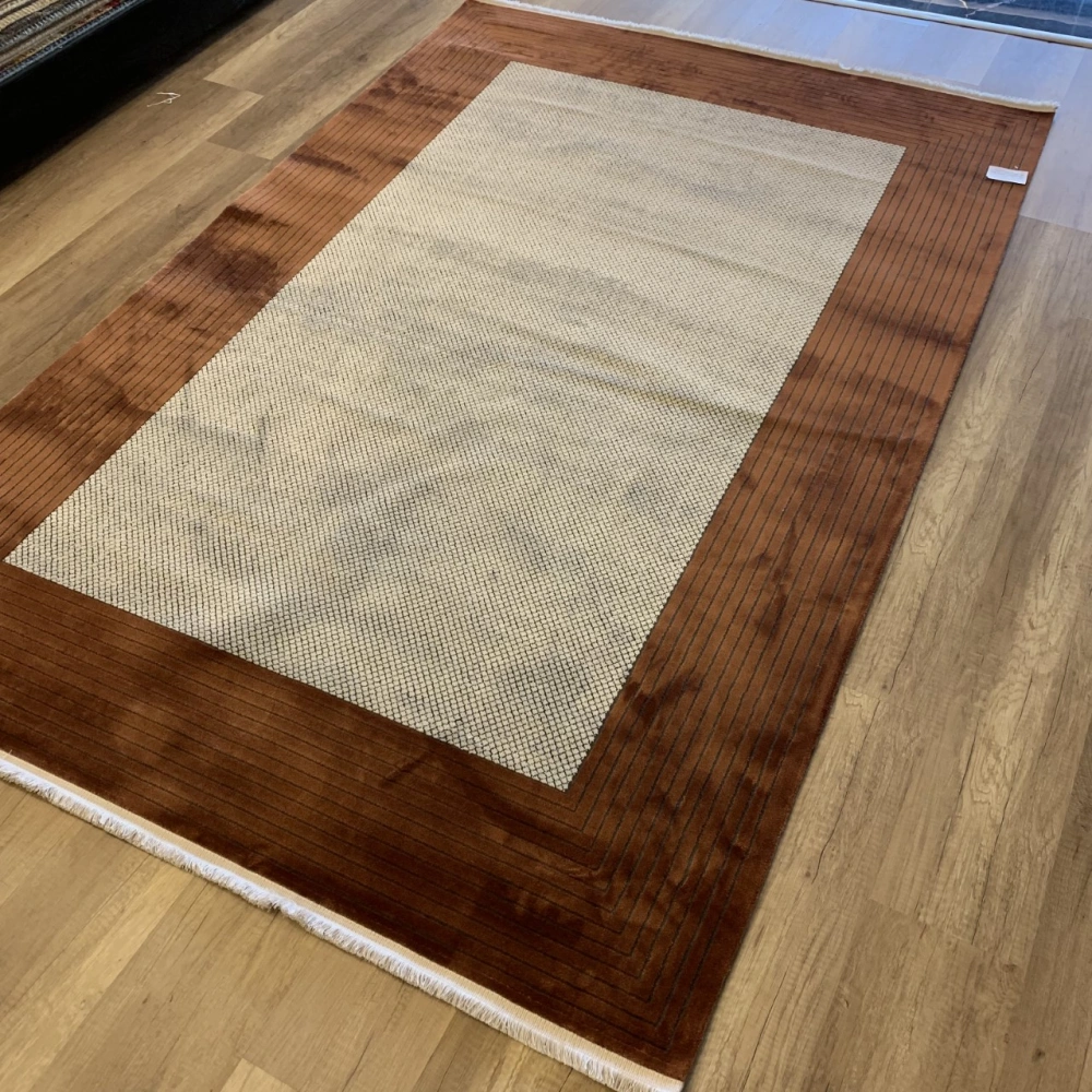 Gümüşsuyu Halı Tiera 12885 Bakır Modern Salon Halısı