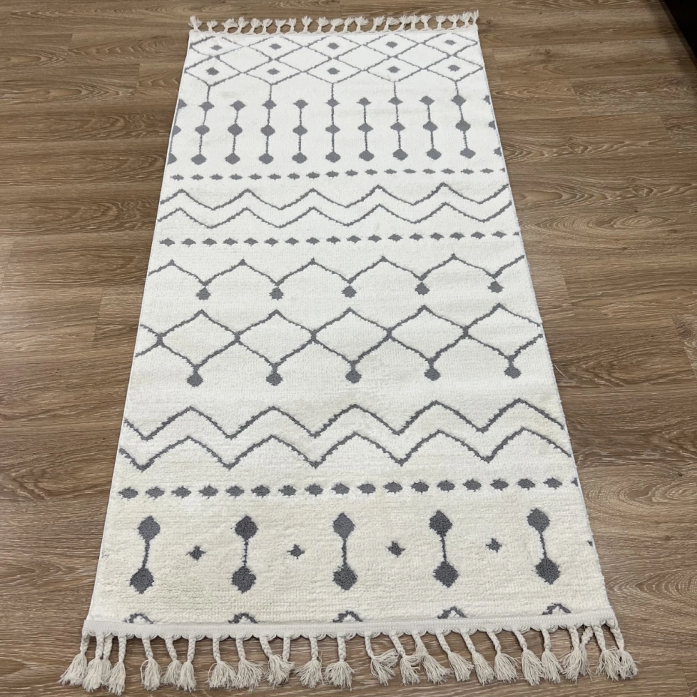 Hoom Rugs Monaco 3022 Bej Gri İskandinav Halı