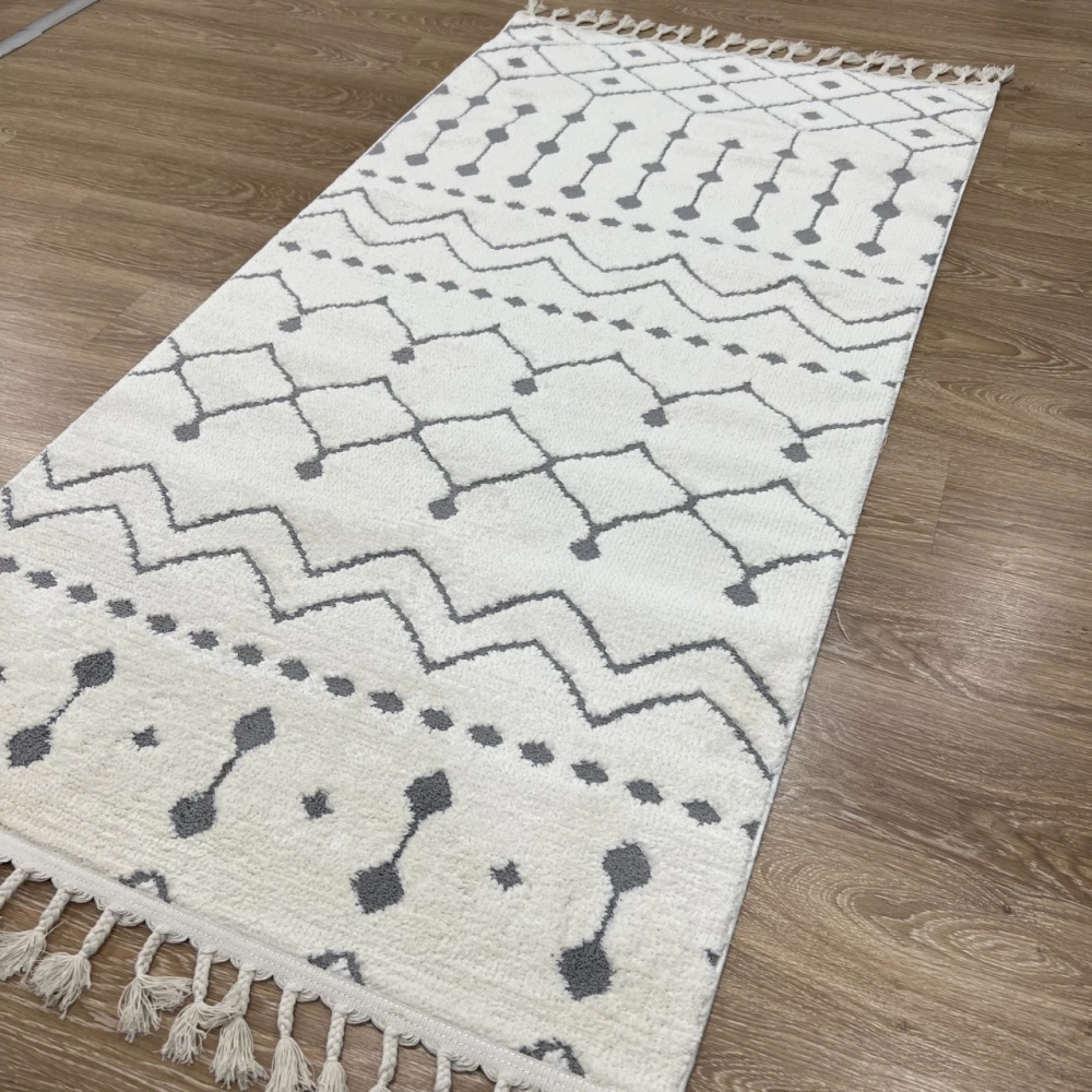 Hoom Rugs Monaco 3022 Bej Gri İskandinav Halı