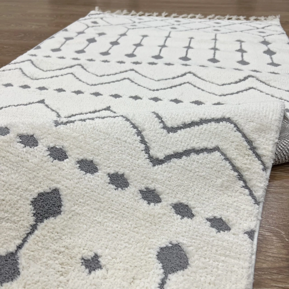 Hoom Rugs Monaco 3022 Bej Gri İskandinav Halı