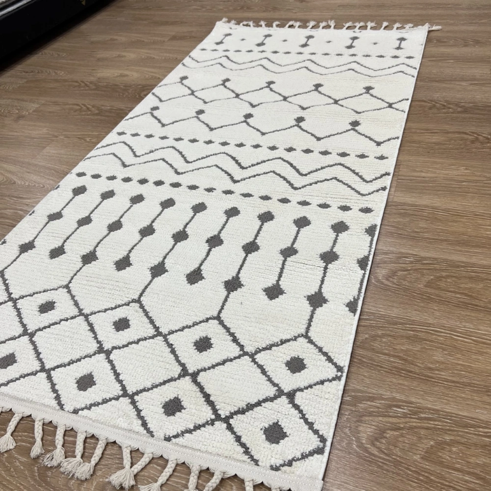 Hoom Rugs Monaco 3022 Krem Bej İskandinav Halı