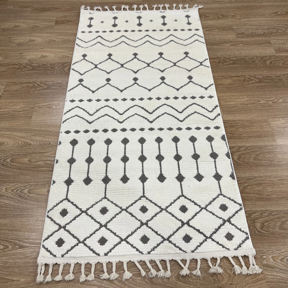 Hoom Rugs Monaco 3022 Krem Bej İskandinav Halı