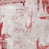 Sanat Halı Doku 1090 Gri Kırmızı Modern Salon Halısı