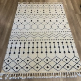 Hoom Rugs Monaco 3022 Siyah Beyaz İskandinav Halı