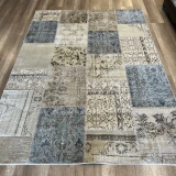 Hoom Rugs Kırkyama 101 Beige Mint El Dokuma Kilim