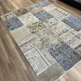 Hoom Rugs Kırkyama 101 Beige Mint El Dokuma Kilim