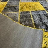 Hoom Rugs Kırkyama 175 Yellow Grey El Dokuma Kilim
