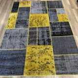 Hoom Rugs Kırkyama 175 Yellow Grey El Dokuma Kilim
