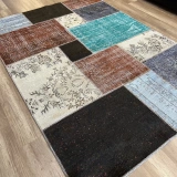 Hoom Rugs Kırkyama 181 Brown Multy El Dokuma Kilim