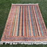 Tuğra Halı Şal 10630 Fırsat Etnik Desenli Modern Kilim
