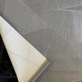 Eko Mono MNO LUX 01 Antrasit Hav Toz Vermez Kaymaz Tabanlı Şık Kilim