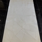Eko Mono MNO LUX 01 White Hav Toz Vermez Kaymaz Tabanlı Şık Kilim