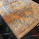 Elexus Halı Diamond 3774 Terra Koyu Gri Salon Halısı