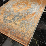 Elexus Halı Diamond 3774 Terra Koyu Gri Salon Halısı