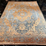 Elexus Halı Diamond 3774 Terra Koyu Gri Salon Halısı