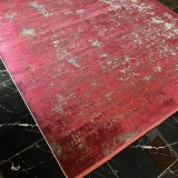 Elexus Halı Diamond 3827 Koyu Gri Kırmızı Salon Halısı