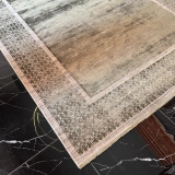 Elexus Halı Halı Diamond 3772 Yeşil Gri Salon Halısı