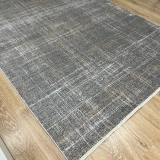 Elexus Halı Ruby 2485 Koyu Gri Düz Kırçıllı Salon Halısı