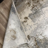 Hoom Rugs Association 63320 Koyu Gri Modern Salon Halısı