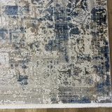 Hoom Rugs Exclusive Bamboo Knot OL15 D Krem Mavi Neo Klasik Salon Halısı