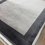 Hoom Rugs Elegant 10505 Gri Antrasit Çerçeveli Salon Halısı