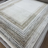 Hoom Rugs Elegant 10511 Krem Gold Çerçeveli Salon Halısı