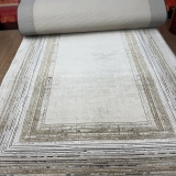 Hoom Rugs Elegant 10511 Krem Gold Çerçeveli Salon Halısı