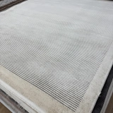 Hoom Rugs Elegant 10513 Krem Antrasit Çerçeveli Salon Halısı