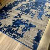 Hoom Rugs Exclusive Aura 8473 Blue Özel Salon Halısı