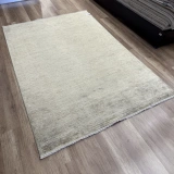 Hoom Rugs Overdye OVR03 Krem Bej Doğal Bambu Viskon Halı