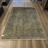 Hoom Rugs Overdye OVR05 Krem Bej Doğal Bambu Viskon Halı