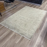 Hoom Rugs Overdye OVR06 Krem Bej Doğal Bambu Viskon Halı