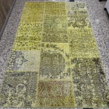 Hoom Rugs Patchwork Sarı 120x180 2,16 M2 El Dokuma Kilim