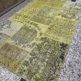 Hoom Rugs Patchwork Sarı 120x180 2,16 M2 El Dokuma Kilim