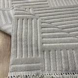Hoom Rugs Prag 9203 Açık Gri Modern Makina Halısı