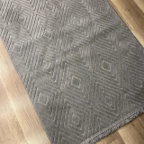 Hoom Rugs Prag 9210 Koyu Gri Modern Makina Halısı