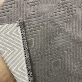 Hoom Rugs Prag 9210 Koyu Gri Modern Makina Halısı