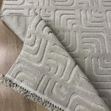 Hoom Rugs Prag 9211 Açık Gri Modern Makina Halısı