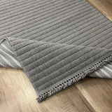 Hoom Rugs Prag 9214 Koyu Gri Modern Makina Halısı