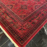Hoom Rugs Wool Bambos Plus 902 Kırmızı Klasik Salon Halısı