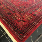 Hoom Rugs Wool Bambos Plus 902 Kırmızı Klasik Salon Halısı