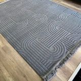 Luxess Halı Dizayn 1090 Antrasit İskandinav Halı