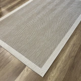Eko Halı Mono 02 Beıge Kaymaz Tabanlı Kilim