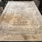 Sanat Halı Doku 1233 Vizon Gri Modern Salon Halısı