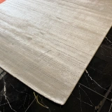 Sanat Halı Doku 3738 Gri Düz Modern Salon Halısı