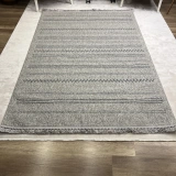 Sanat Halı Lora Plus 3921 Gri İskandinav Halı