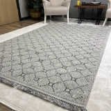 Sanat Halı Lora Plus 3926 Gri İskandinav Halı