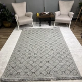 Sanat Halı Lora Plus 3926 Gri İskandinav Halı