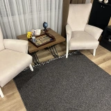 Sanat Halı Lora Plus 3954 Antrasit İskandinav Halı