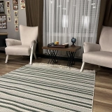 Sanat Halı Rio 3919 Yeşil İskandinav Halı